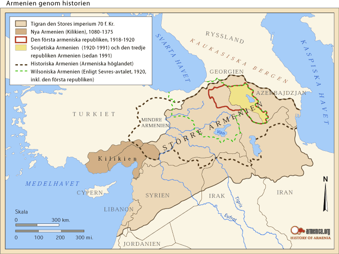 Armenien genom historien