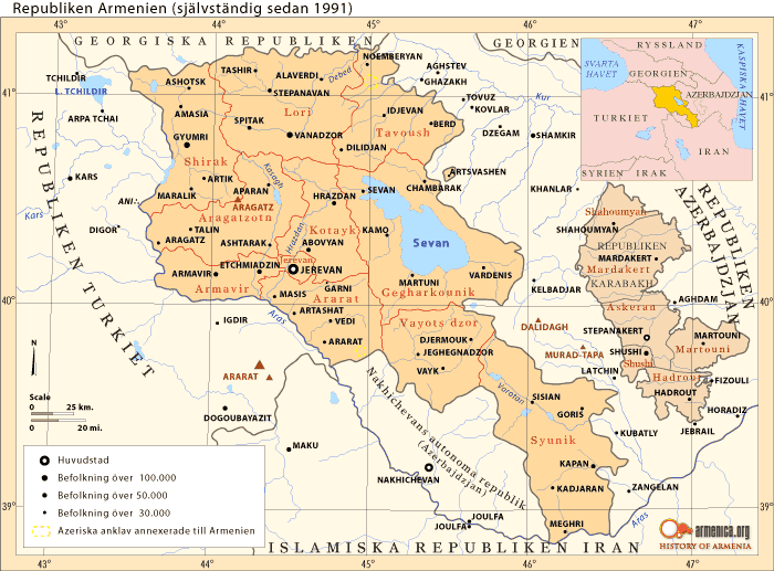 Armenien och Nagorno Karabakh