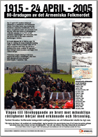 affisch armeniska folkmordet