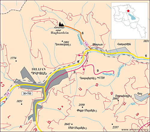 Haghartzin, 1100-1400 talet