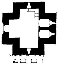 Bell-tower plan of the ground floor