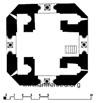 Bell-tower plan of the second floor