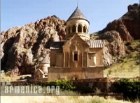 Video from the monastery court yard, the main building from the front and the surrounding nature.