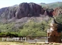 Video of the monastery compound and the surrounding nature from the side.