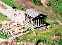 Video of the pagan temple of Garni and surrounding area